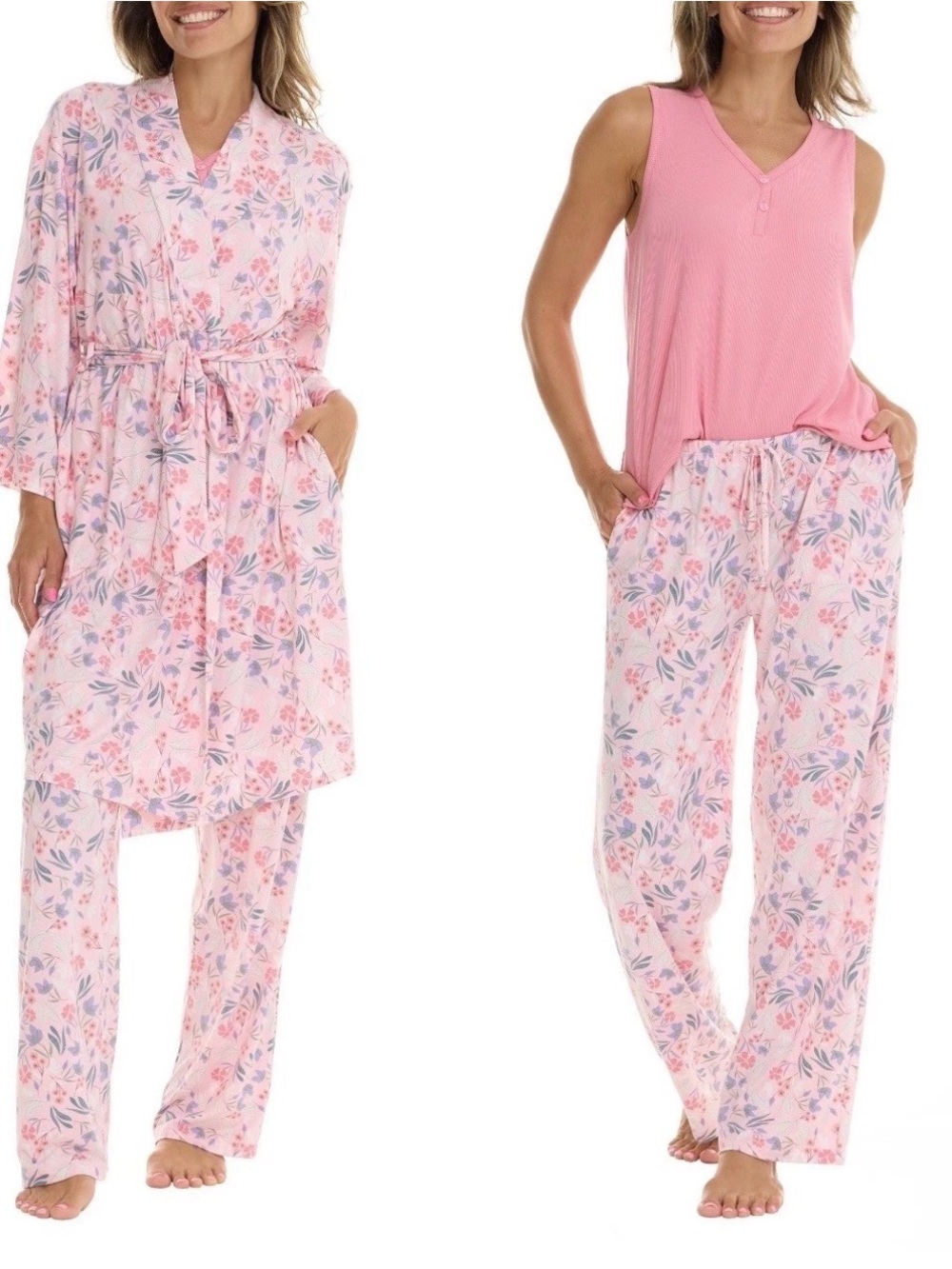 Flora Nikrooz, Women's Floral 3-piece PJ Set
